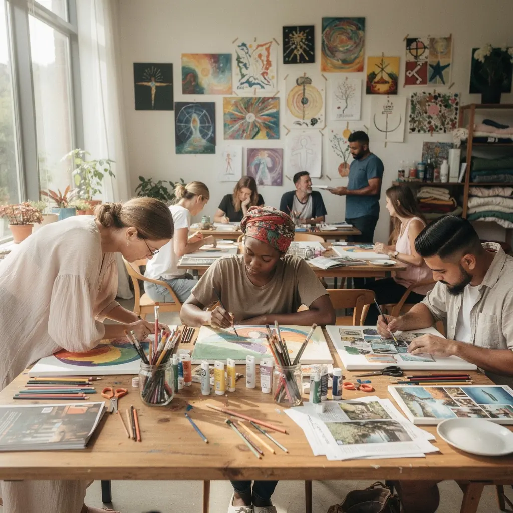 Духовное место с уютной медитационной площадкой.