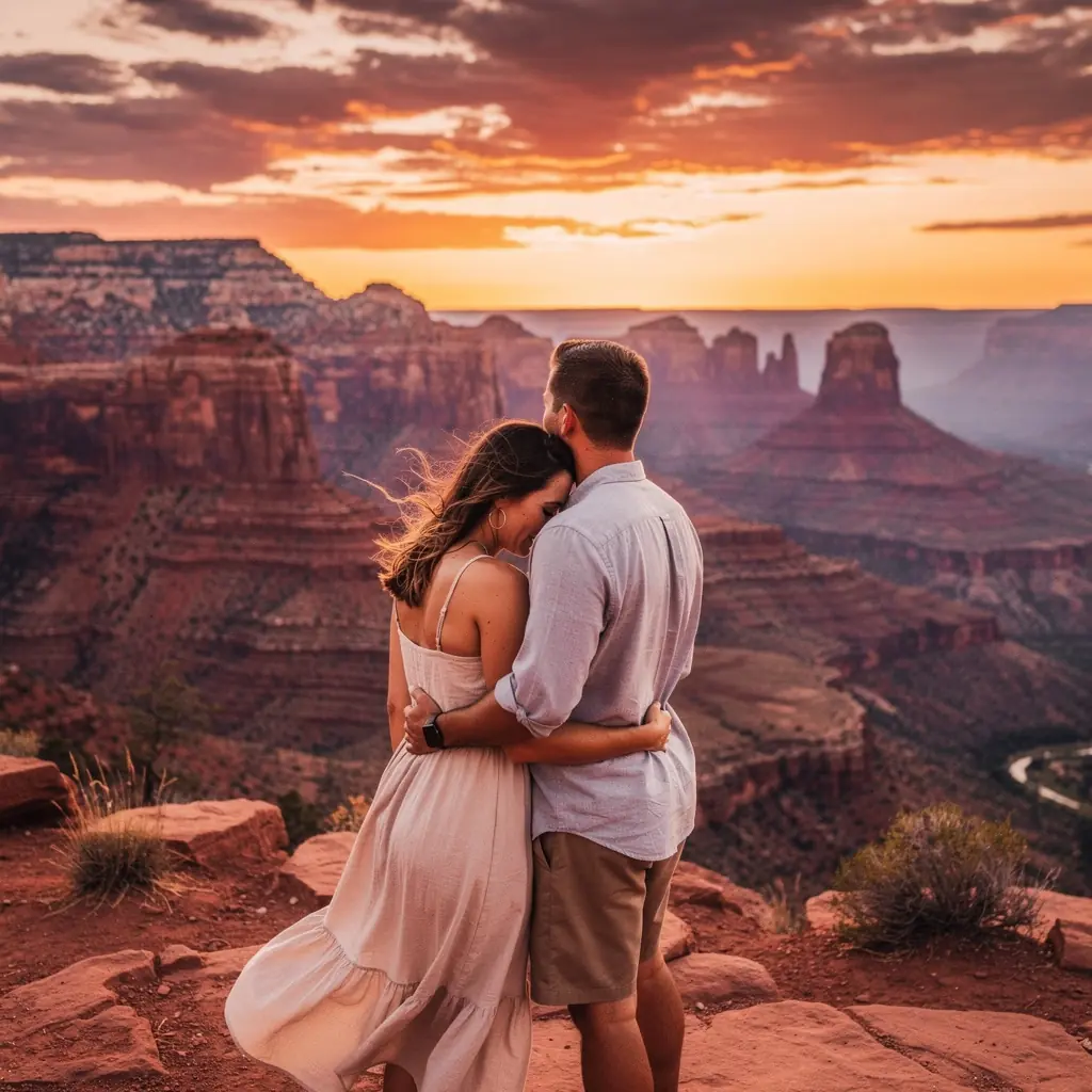 Горный маршрут для пеших прогулок среди пустынных каньонов.