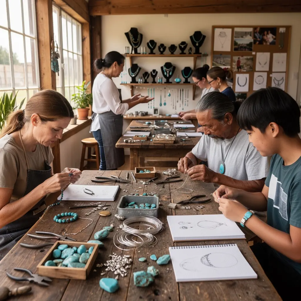 Пейзаж с красными скалами Седоны на фоне голубого неба.