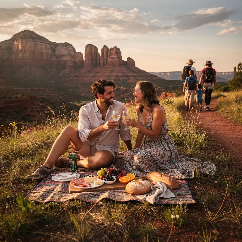 Дорога, ведущая к знаменитым туристическим достопримечательностям.