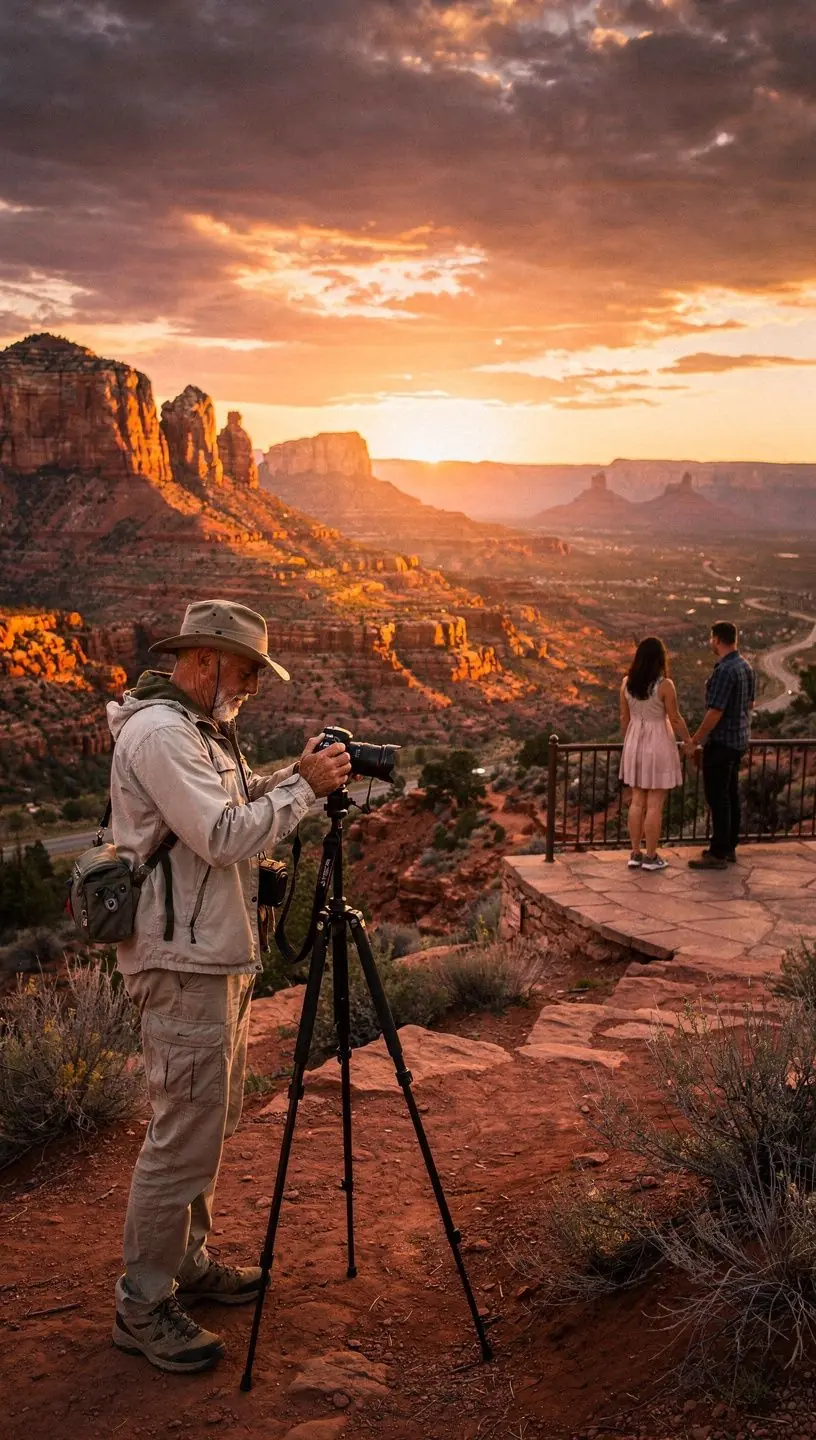 Древние священные места с каменными структурами, утопающими в солнечном свете.