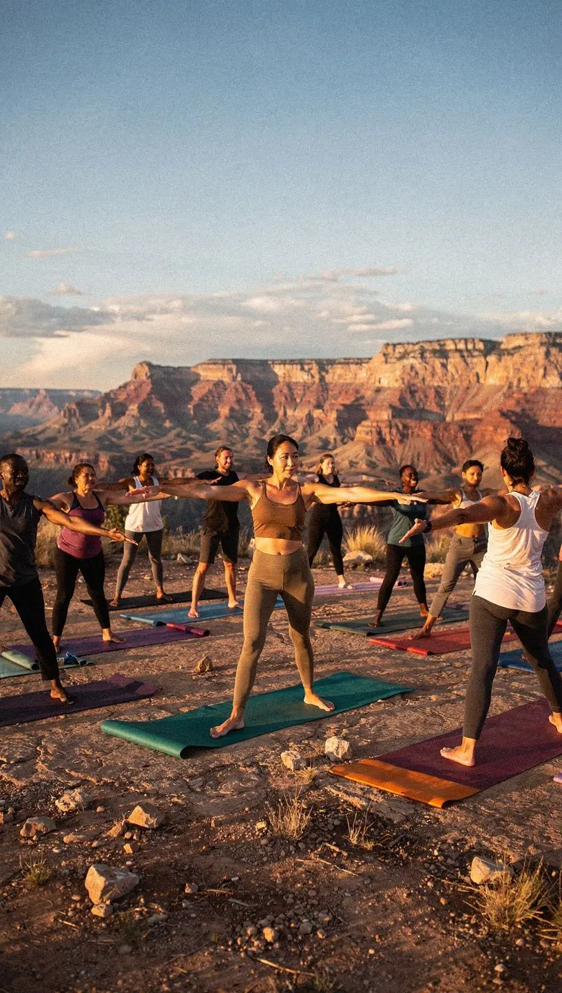Интерьер художественной галереи с картинами, изображающими природу и культуру региона.